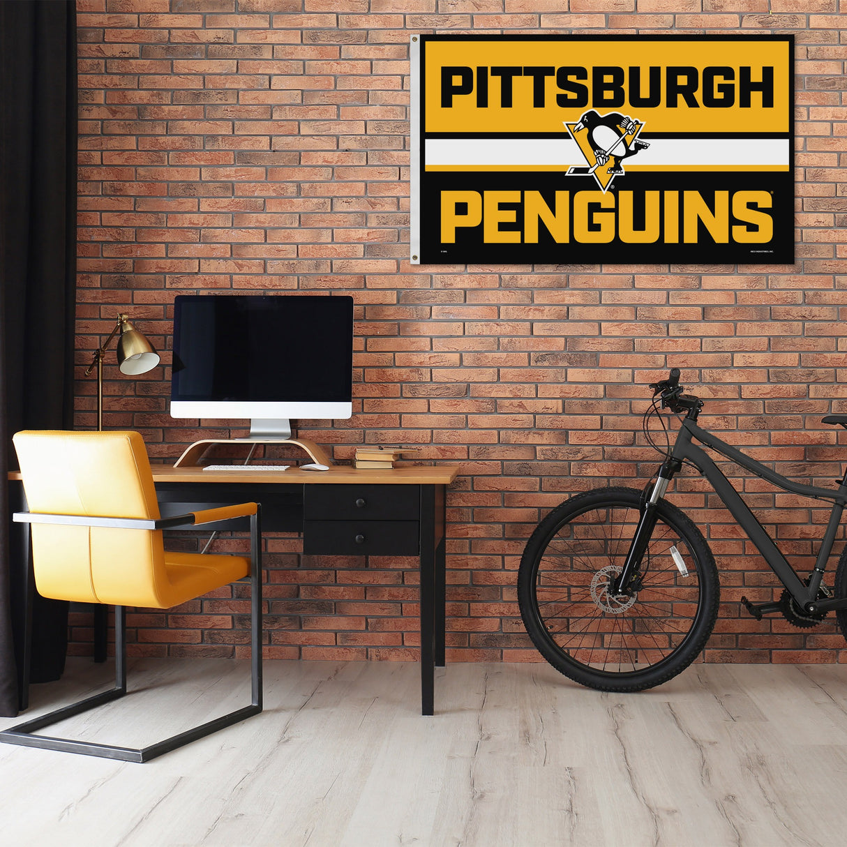 Rico Industries NHL Pittsburgh Penguins Bold 3' x 5' Banner Flag-1
