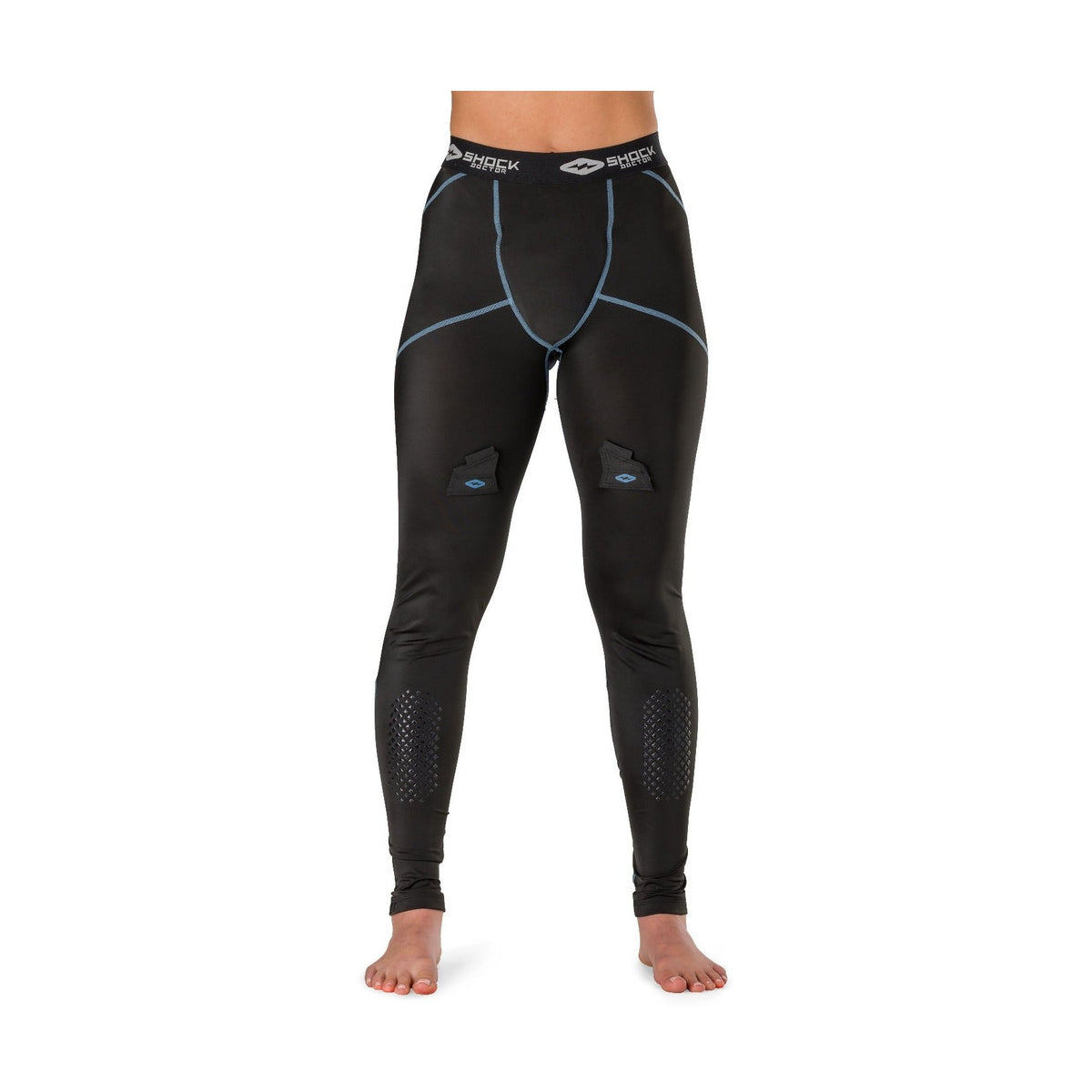 Shock Doctor Women's Compression Cut Resistance Hockey Pant withPelvic Protector-4