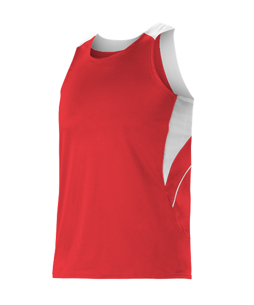 Alleson Men's Loose Fit Track Tank Track & Field Jerseys Adult