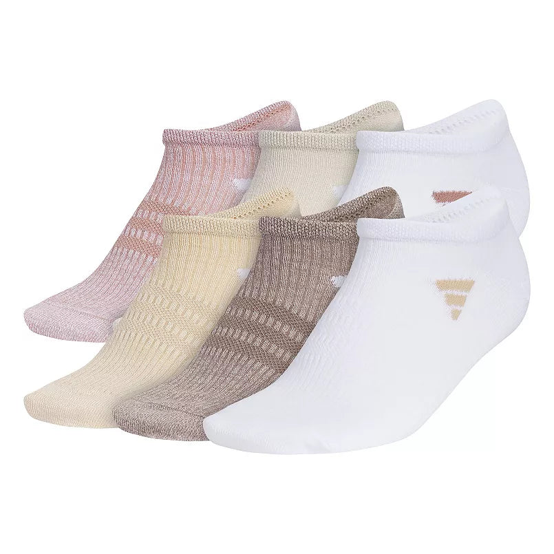 adidas Women's Superlite 3.0 No Show Socks (6-pairs)