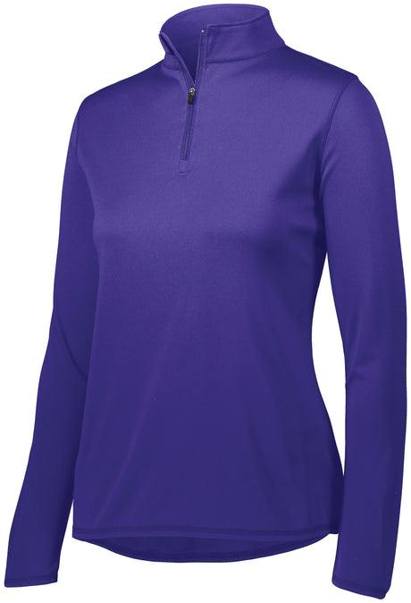 Augusta Ladies Attain Wicking 1/4 Zip Pullover Womens Apparel Sweatshirts & Fleece