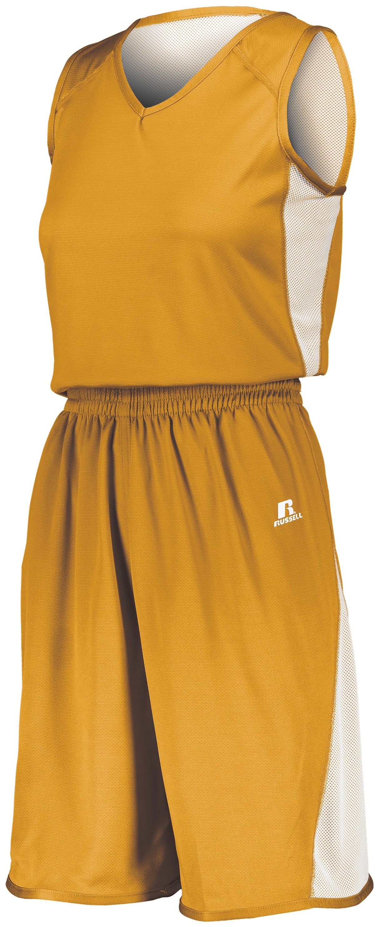Russell Women's Undivided Single Ply Reversible Shorts Basketball Shorts Adult