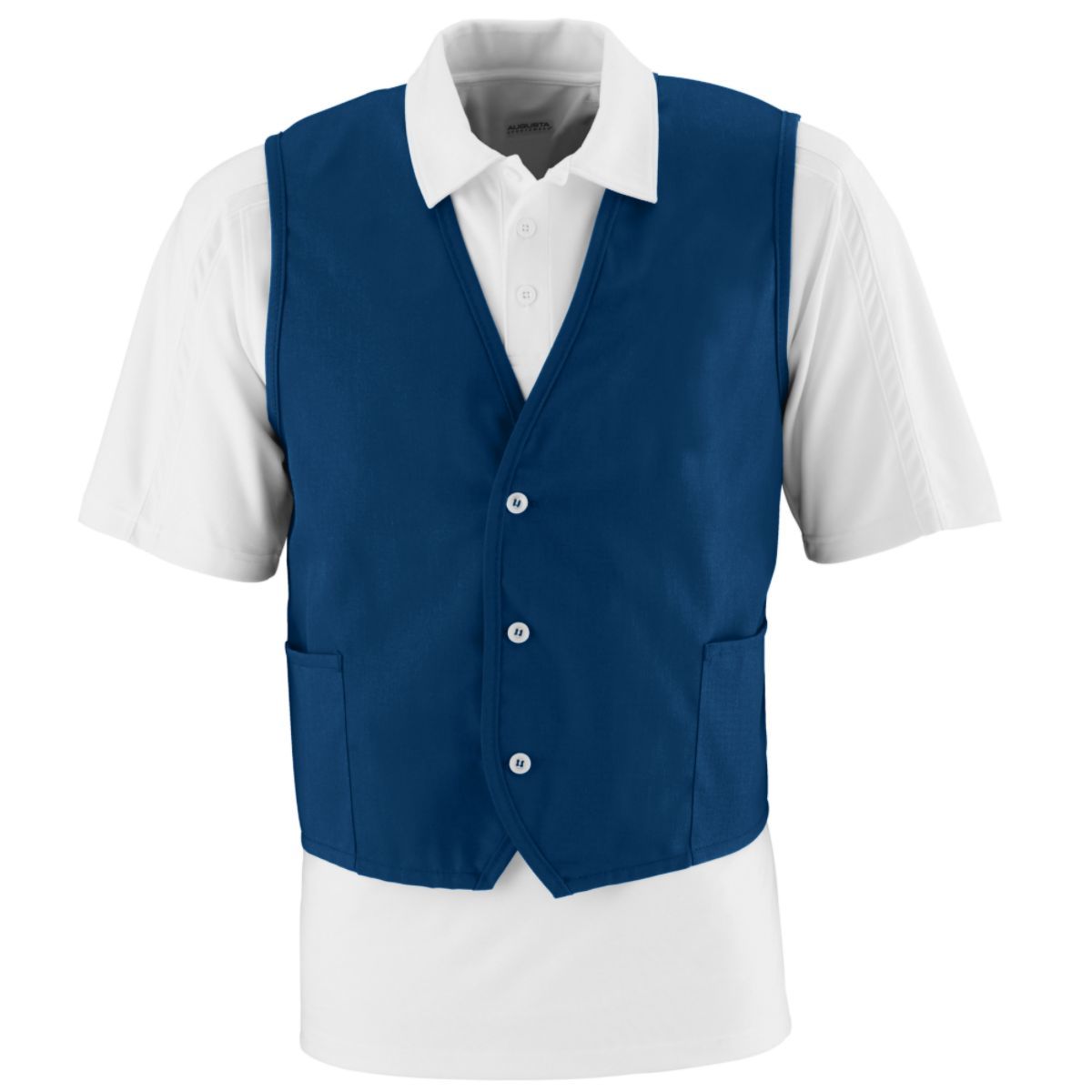 Augusta Men's Three-Button Vest Mens Apparel Jackets & Vests