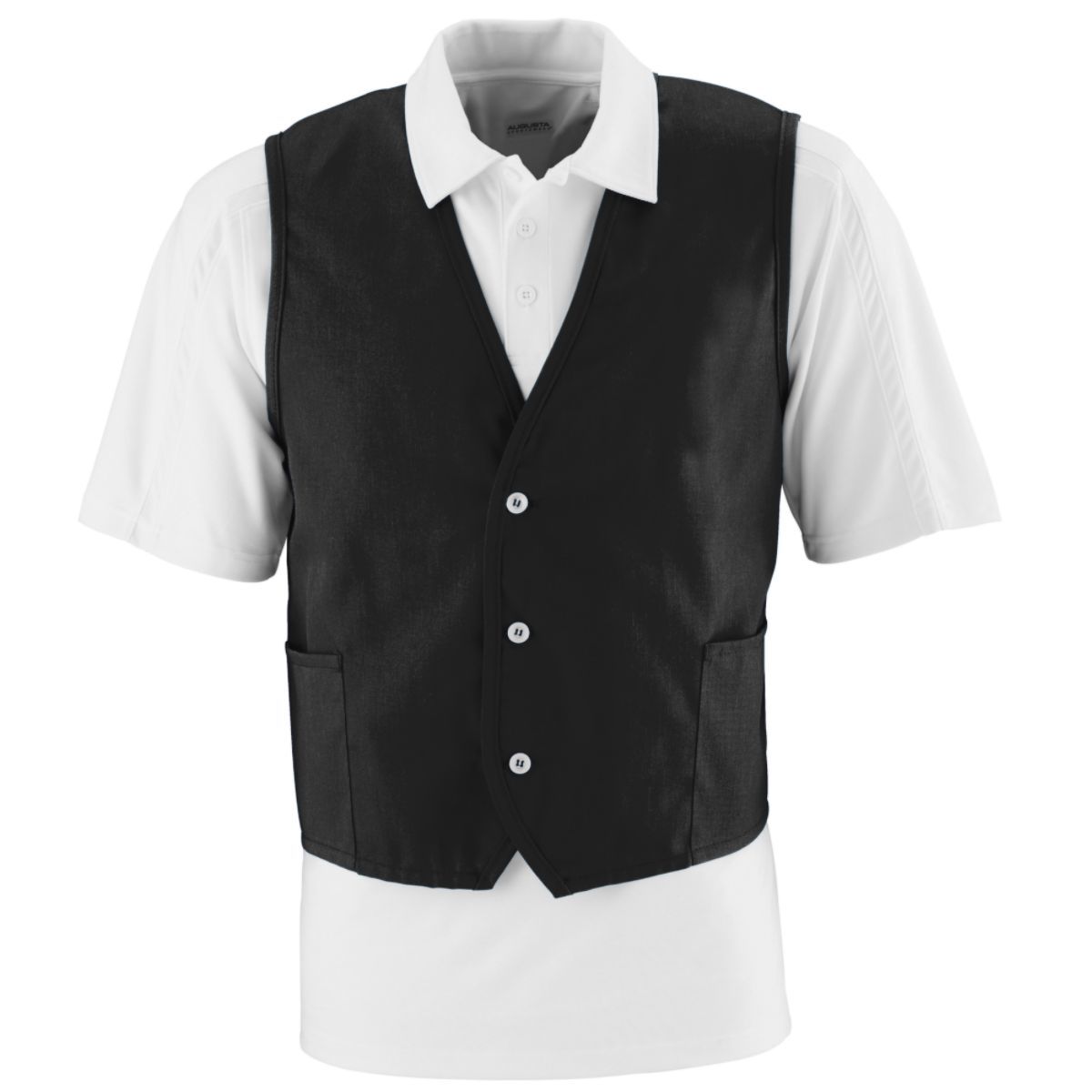 Augusta Men's Three-Button Vest Mens Apparel Jackets & Vests