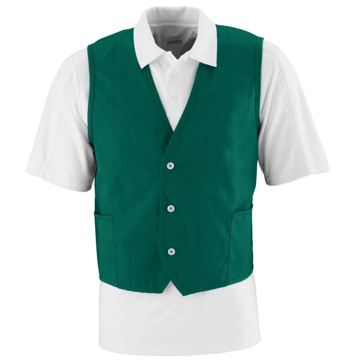 Augusta Men's Three-Button Vest Mens Apparel Jackets & Vests