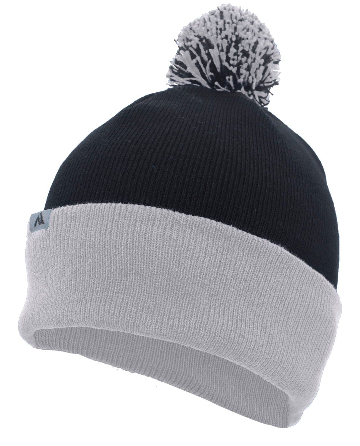Pacific Headwear Knit Fold Over Pom-Pom Beanie Unisex Accessories Hats & Caps