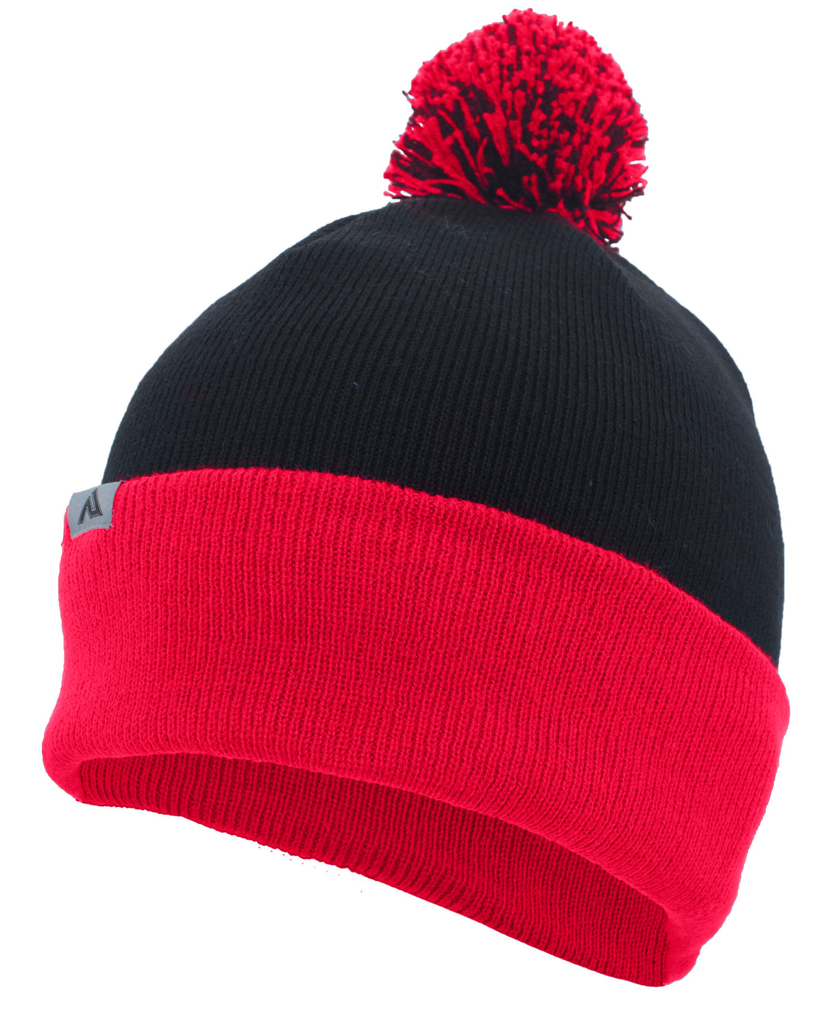 Pacific Headwear Knit Fold Over Pom-Pom Beanie Unisex Accessories Hats & Caps