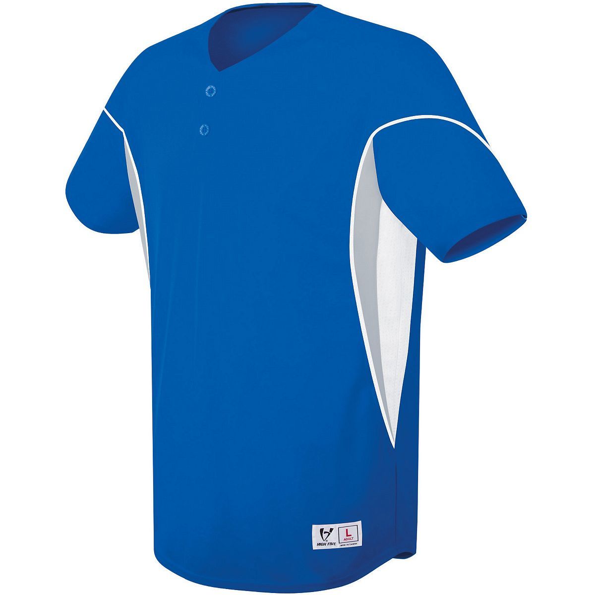 Augusta Adult Wicking Mesh Button Front Baseball Jersey With Braid Trim Baseball Jerseys Adult