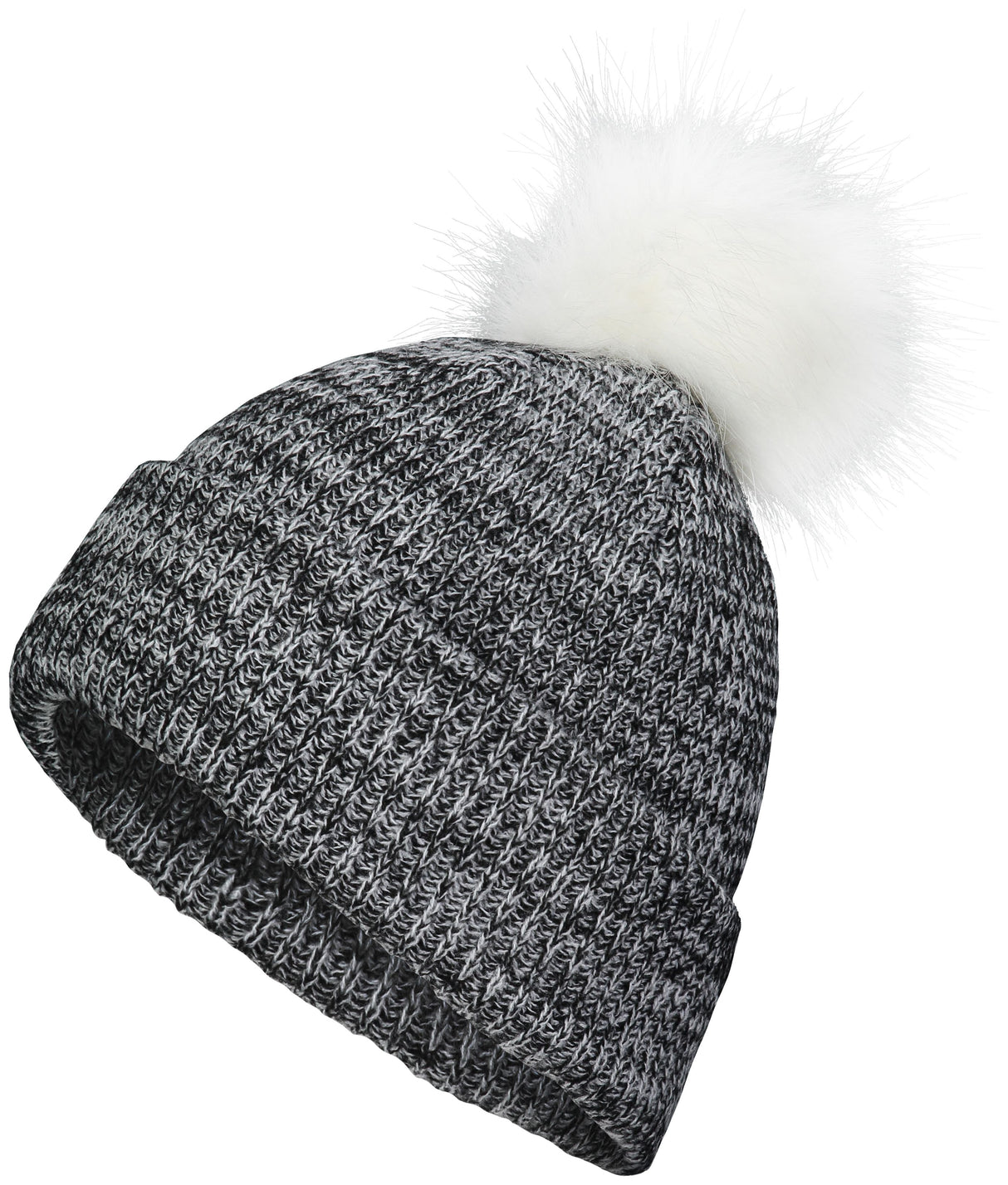 Pacific Headwear Faux Fur Pom Beanie Unisex Accessories Hats & Caps