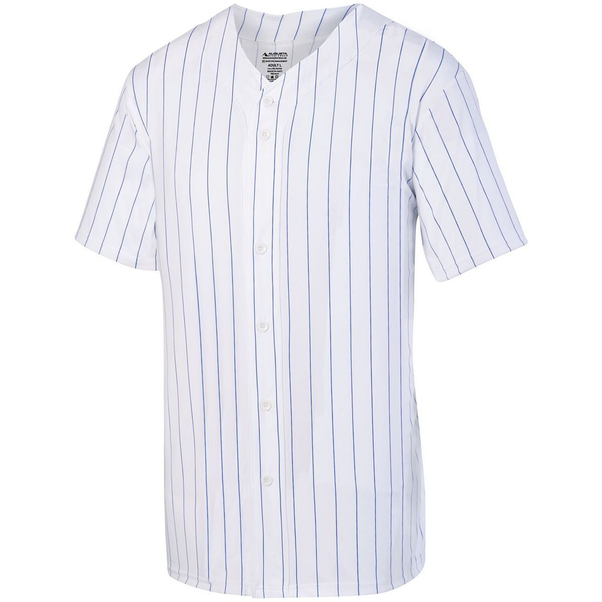 Augusta Youth Pinstripe Full-Button Baseball Jersey Baseball Jerseys Youth