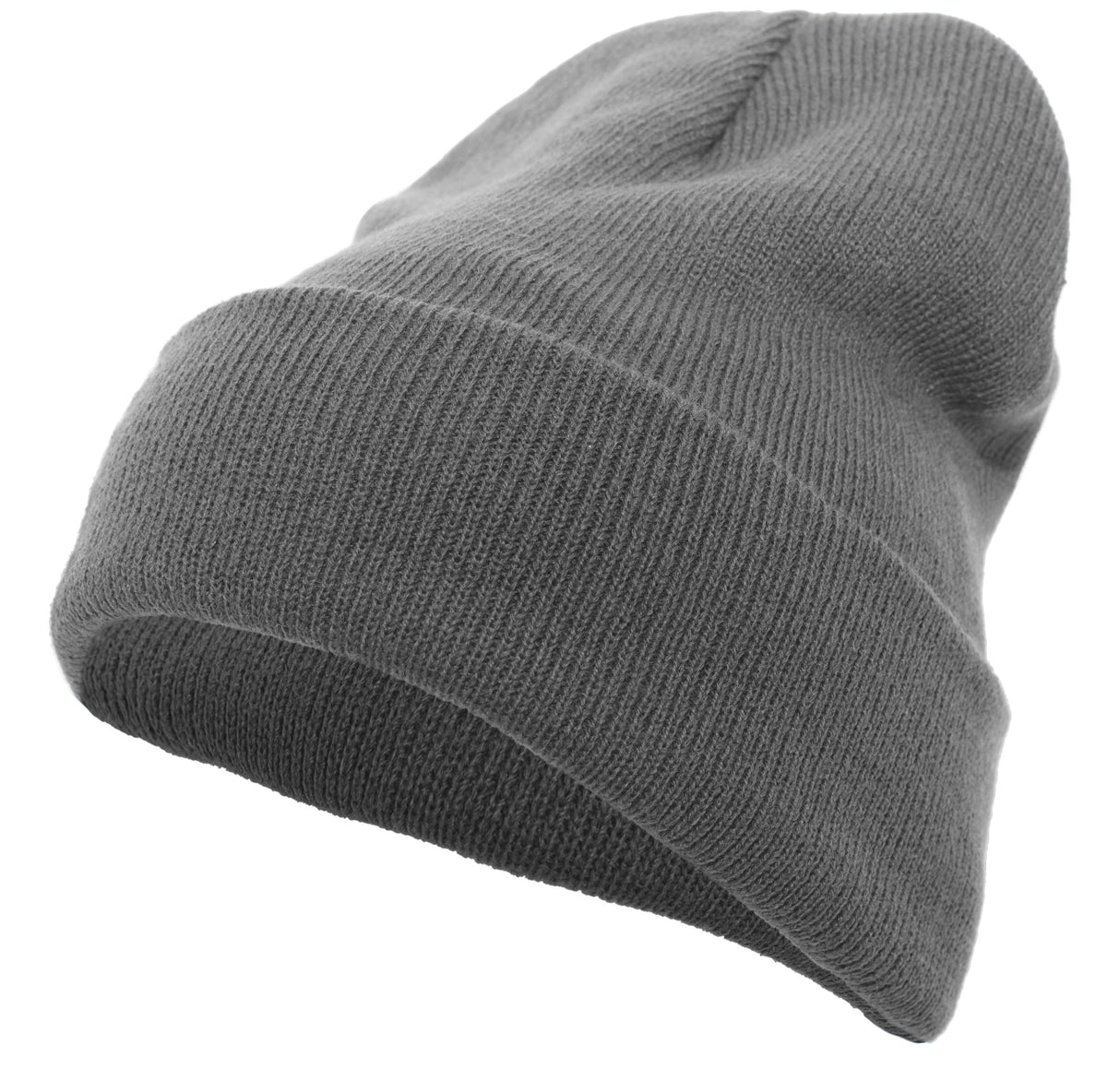 Pacific Headwear Knit Fold Over Beanie Unisex Accessories Hats & Caps