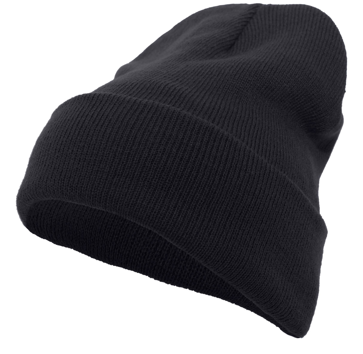 Pacific Headwear Knit Fold Over Beanie Unisex Accessories Hats & Caps