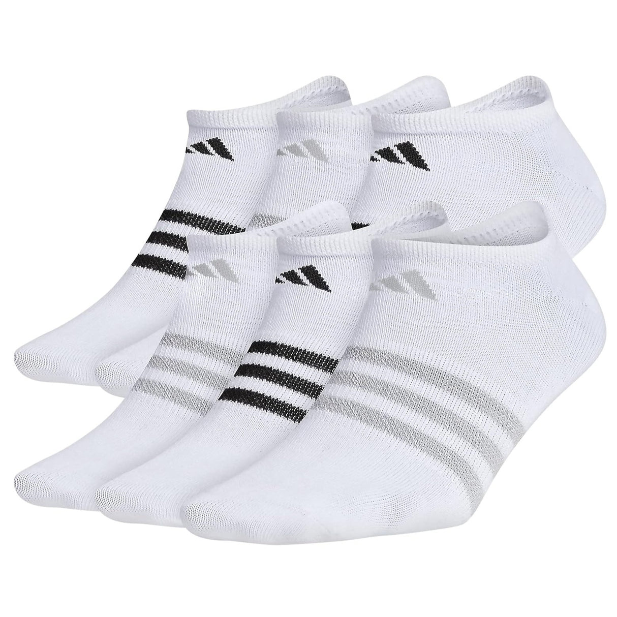 adidas Women's Superlite 6-Pack No Show Socks