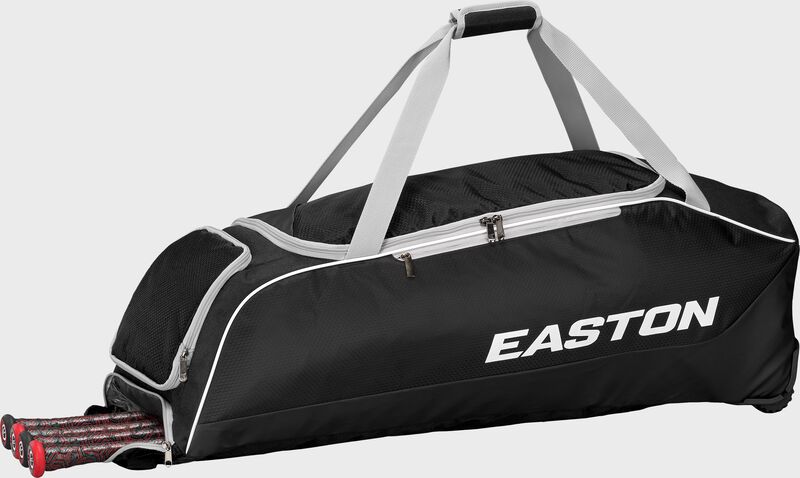 Easton Octane Wheeled Bag- Black Baseball Bags & Backpacks All