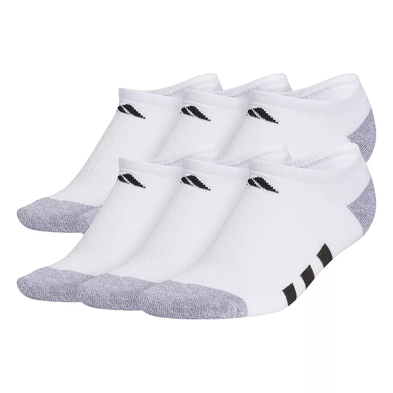 adidas Youth Athletic Cushioned 6-Pack No Show Socks