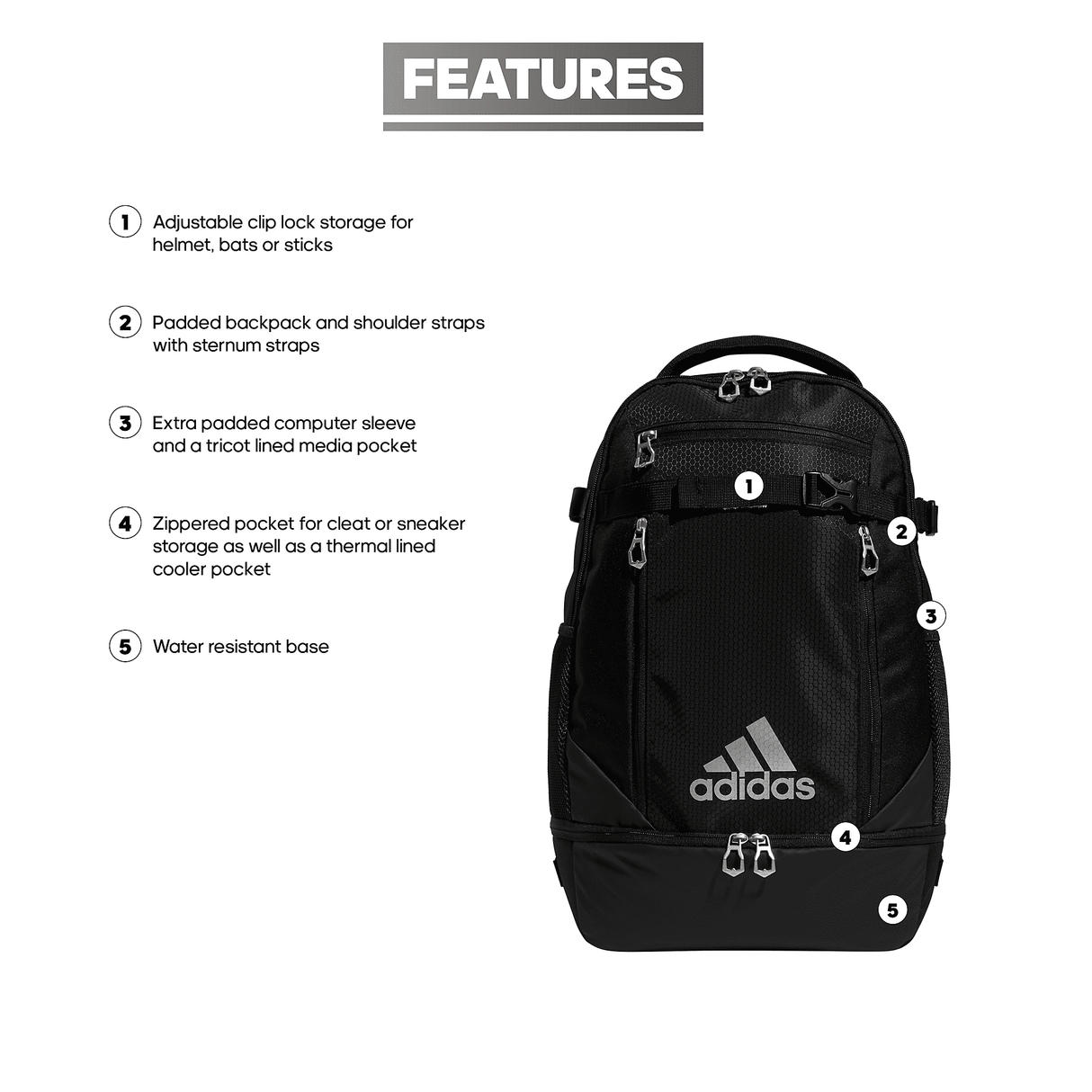 adidas Utility Team Backpack-2