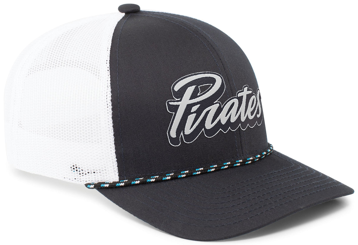 Pacific Headwear Trucker Snapback Braid Cap Unisex Accessories Hats & Caps
