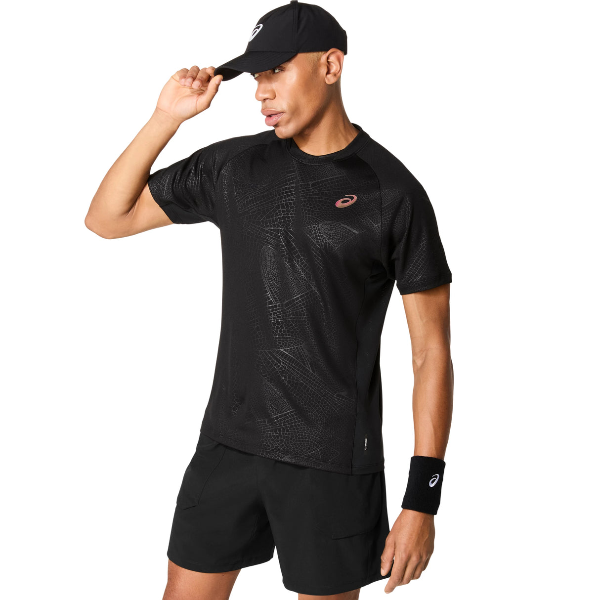 Asics Men's Match Short Sleeve Top Night Energy-3