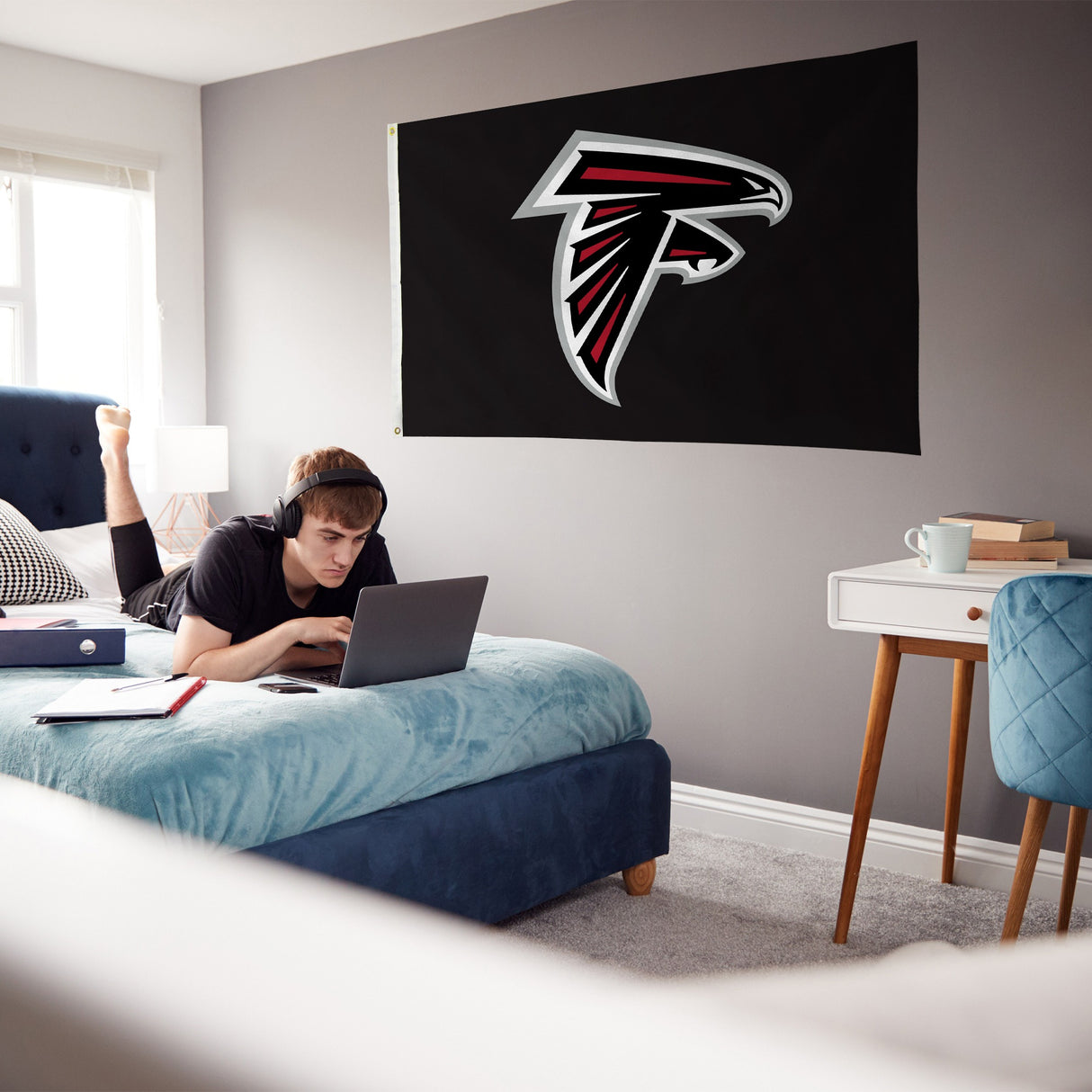 Rico Industries NFL Atlanta Falcons Standard 3' x 5' Banner Flag-3