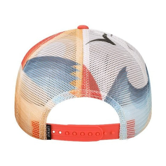 LOCALE Plain Front Five-Panel Trucker Cap-2