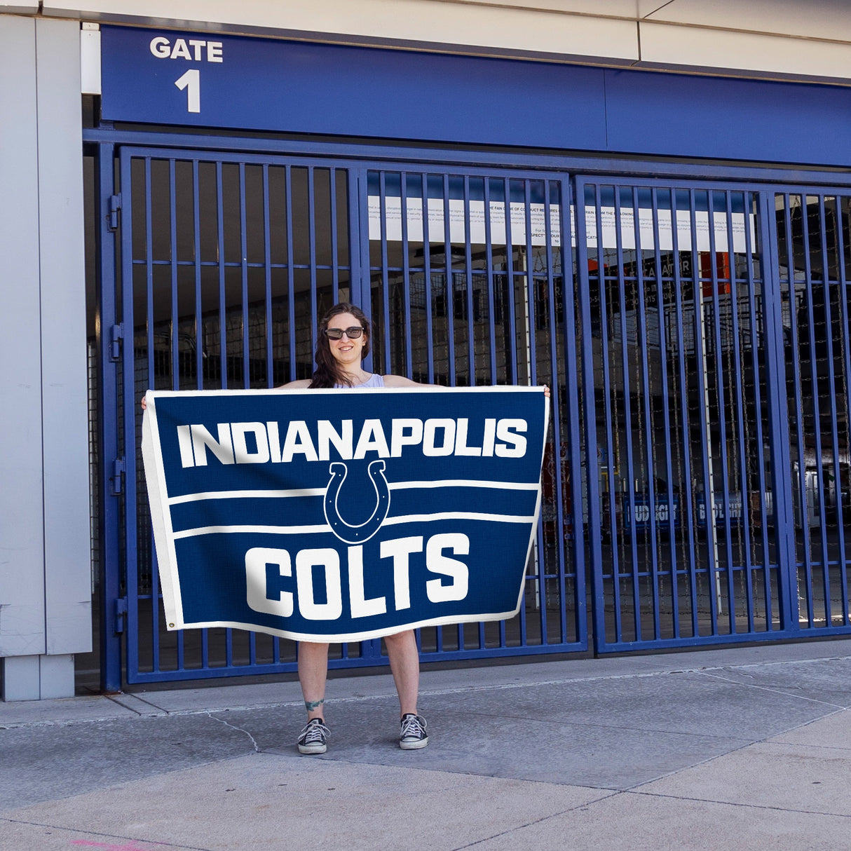 Rico Industries NFL Indianapolis Colts Bold 3' x 5' Banner Flag-3