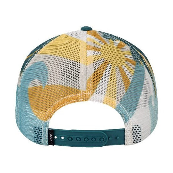 LOCALE Plain Front Five-Panel Trucker Cap-2