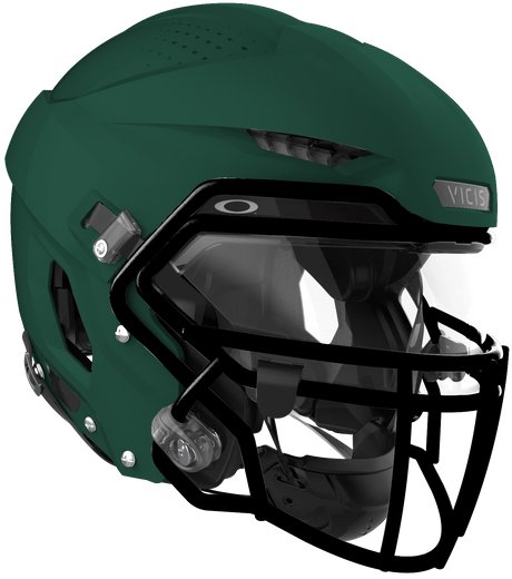 Vicis Adult Zero2 Elite Trench Football Helmet with Titanium Facemask & Oakley Eyeshield Vicis