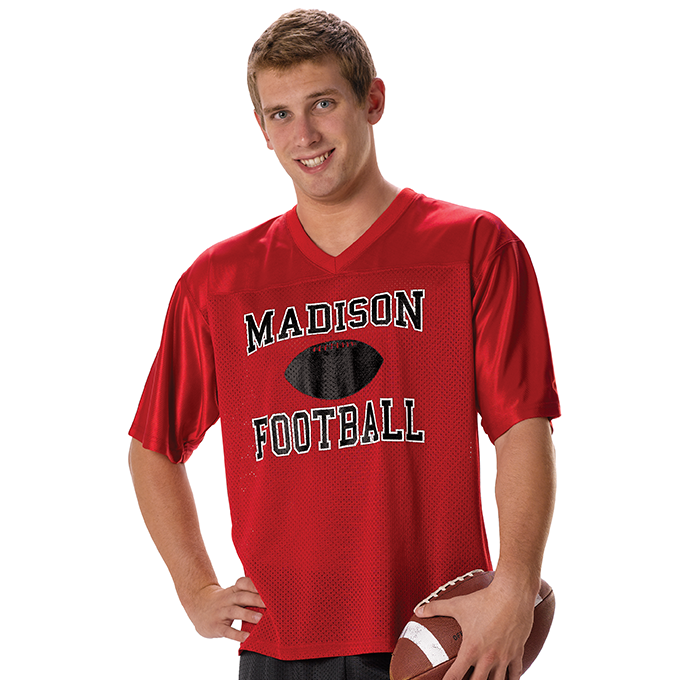 Alleson 703FJ Adult Fanwear Football Jersey Team Football Jerseys