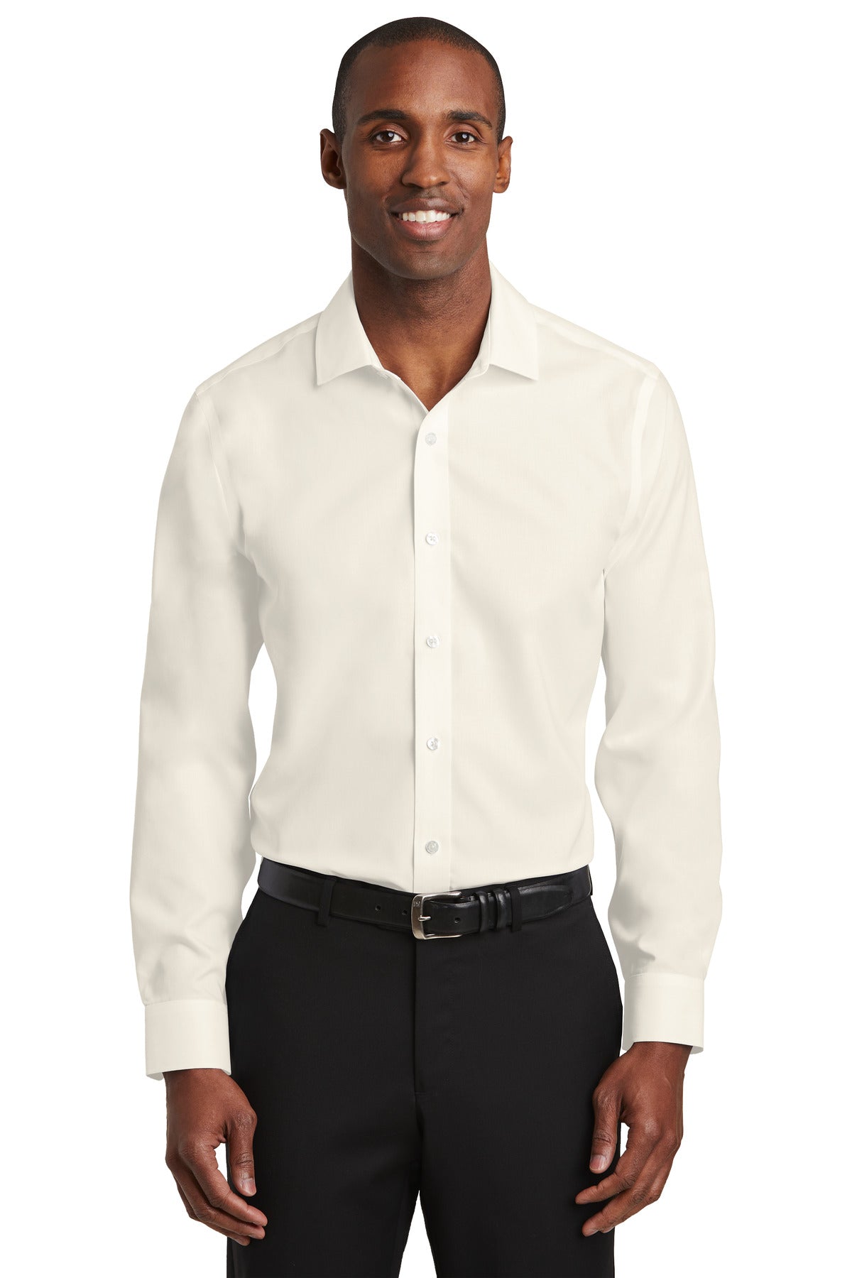 Red House Men's Slim Fit Pinpoint Oxford Non-Iron Shirt