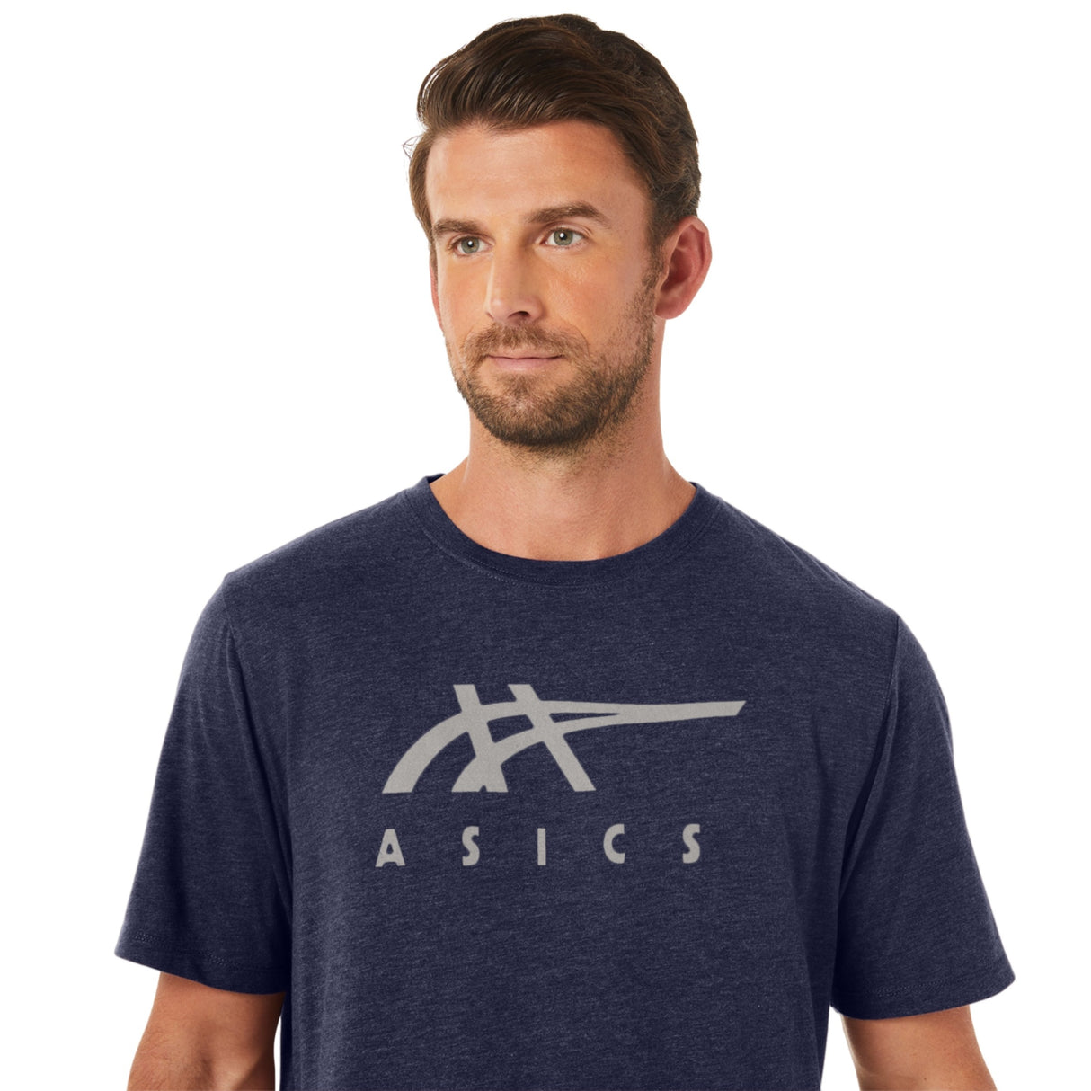Asics Men's Stripe Short Sleeve Tee-4