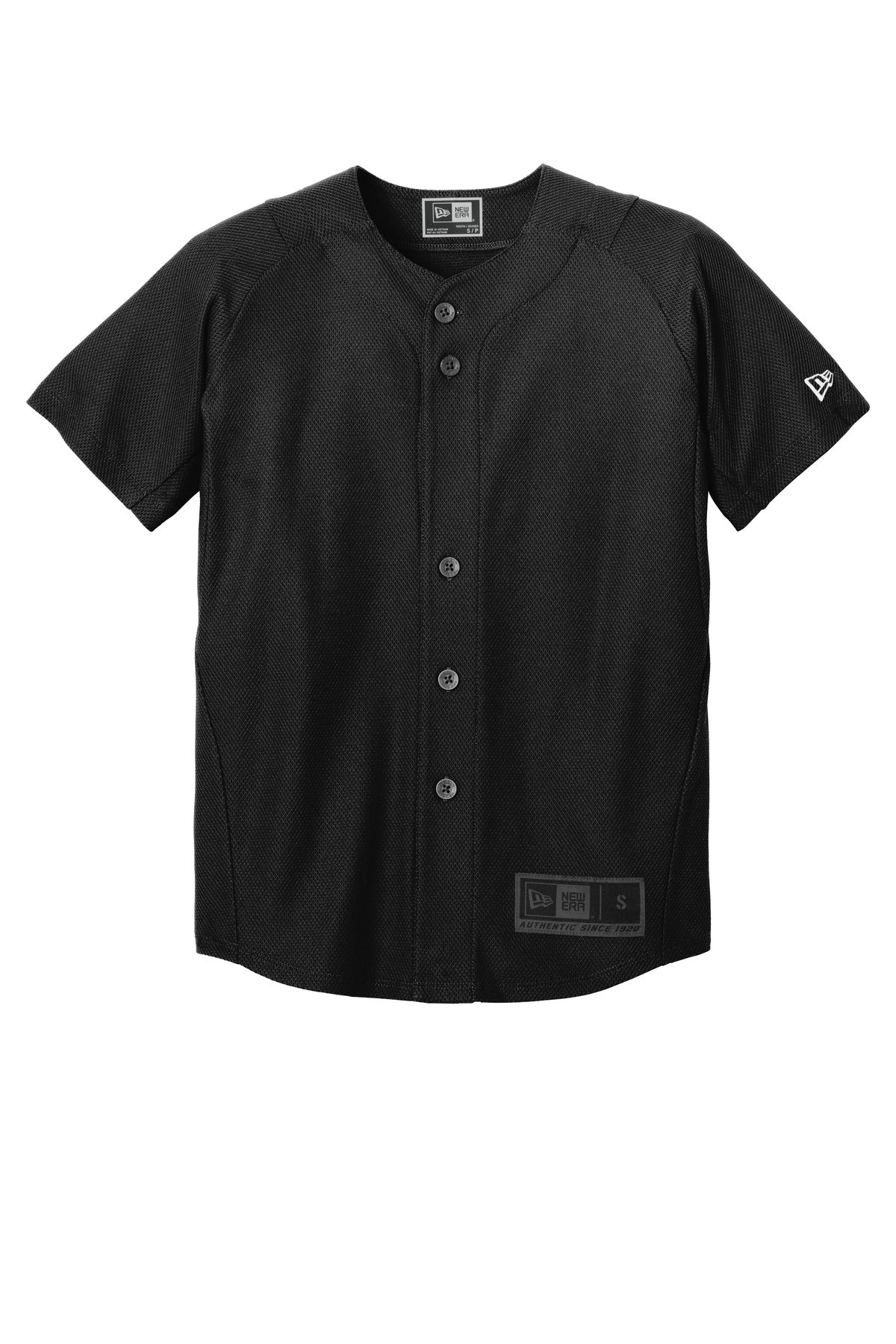 New Era Youth Diamond Era Full-Button Jersey. YNEA220 Corporate Apparel Shirts & Tops