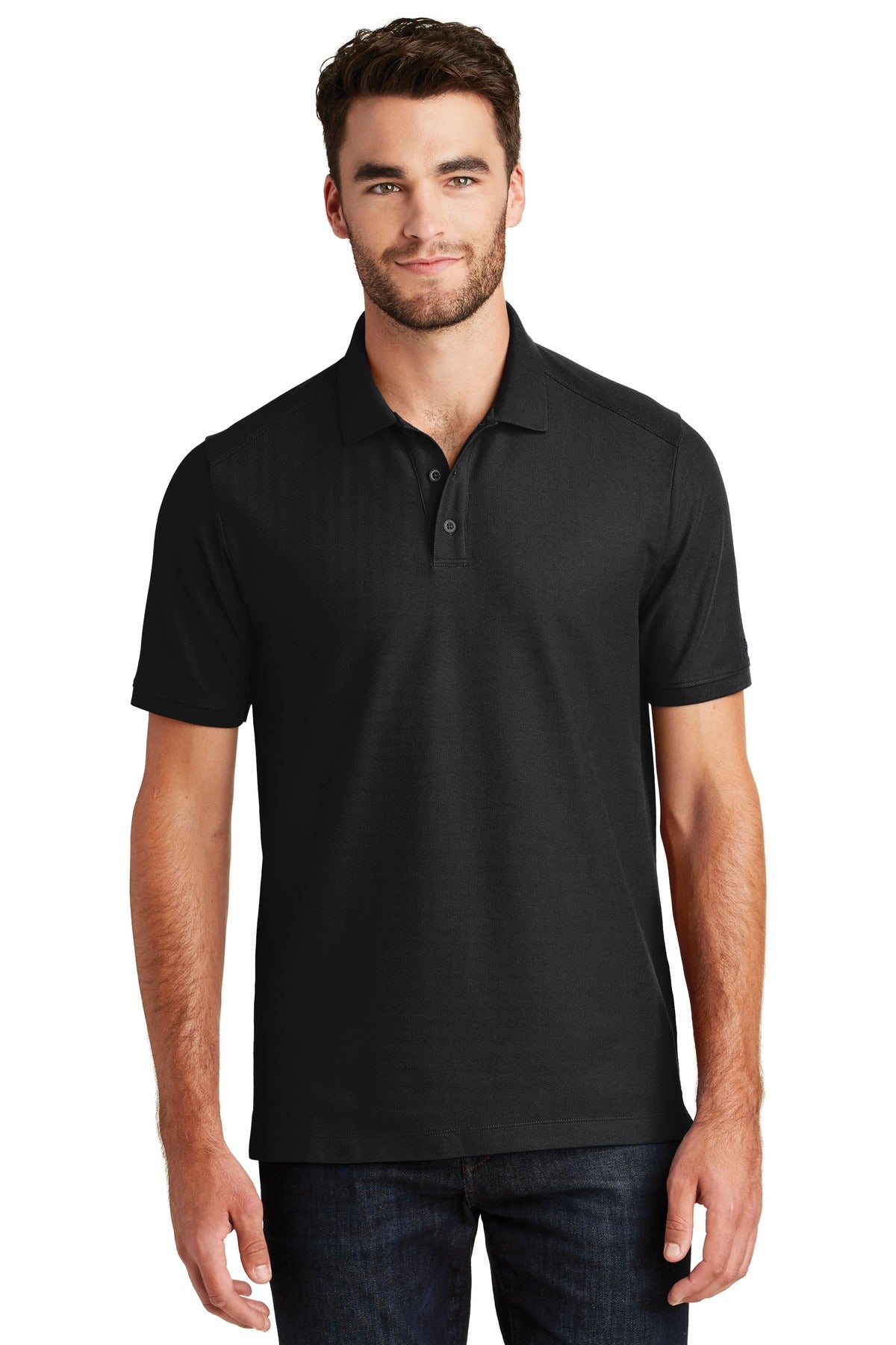 New Era Men's Venue Home Plate Polo. NEA300 Corporate Apparel Shirts & Tops