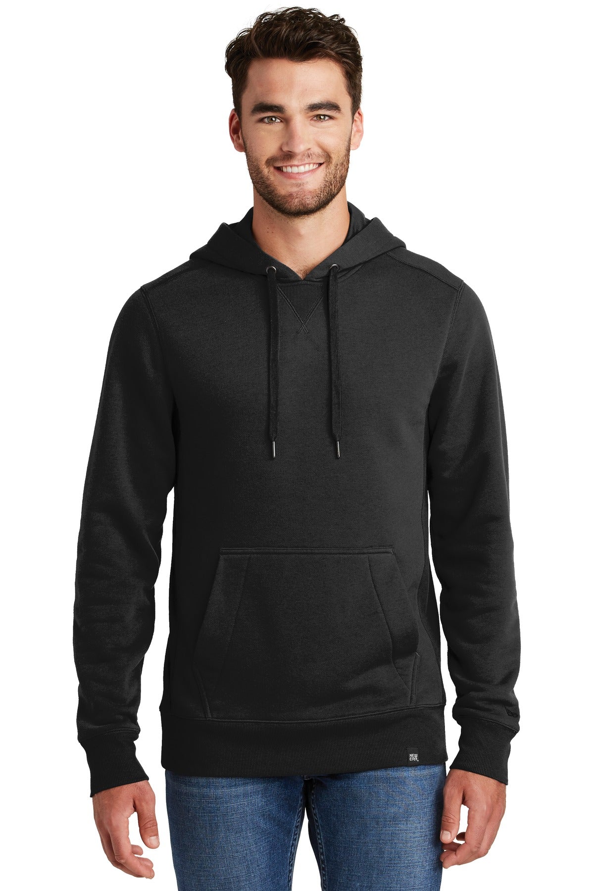 New Era Men's French Terry Pullover Hoodie. NEA500 Corporate Apparel Sweatshirts & Fleece
