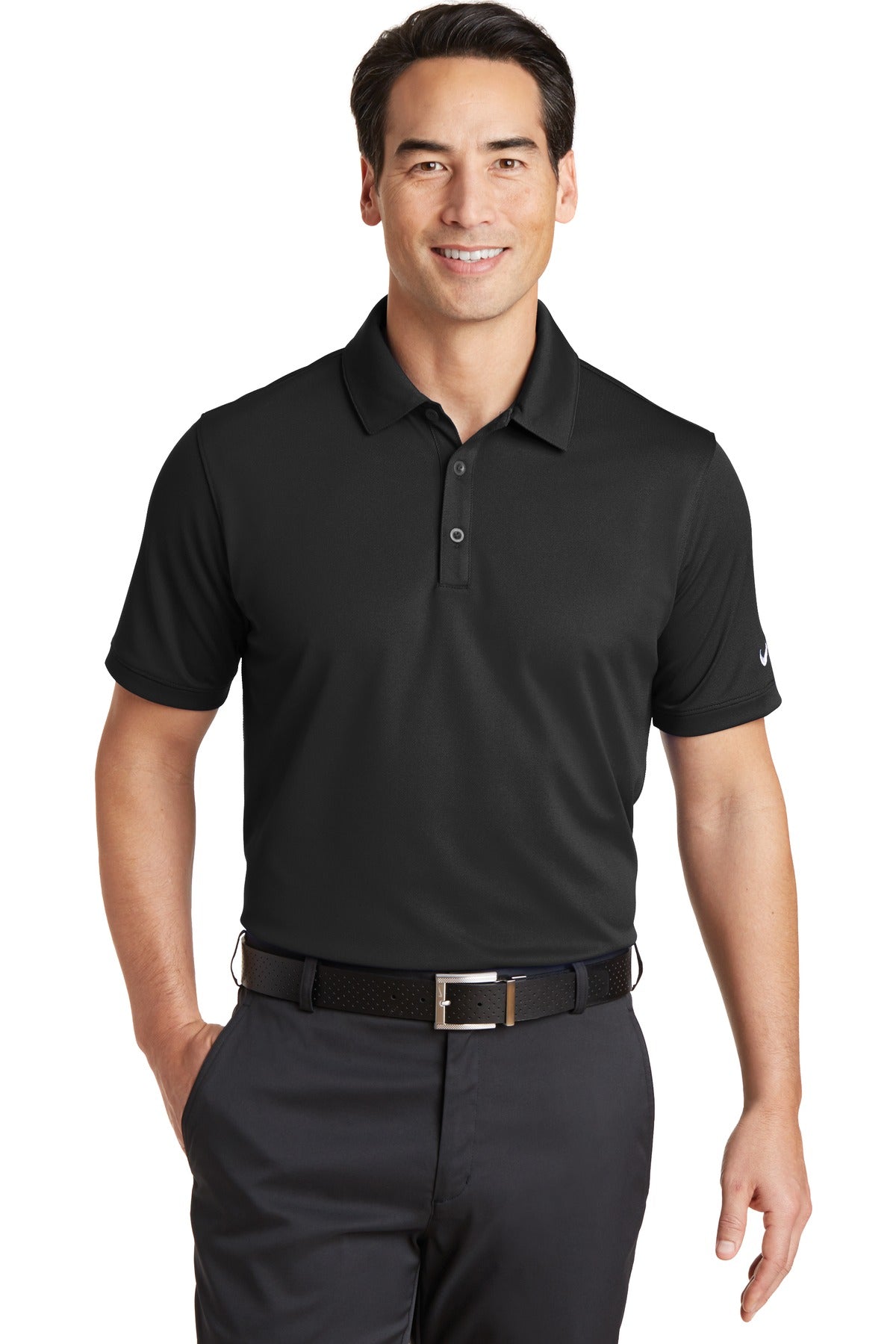Nike Men's Dri-FIT Solid Icon Pique Modern Fit Polo. 746099 Corporate Apparel Shirts & Tops