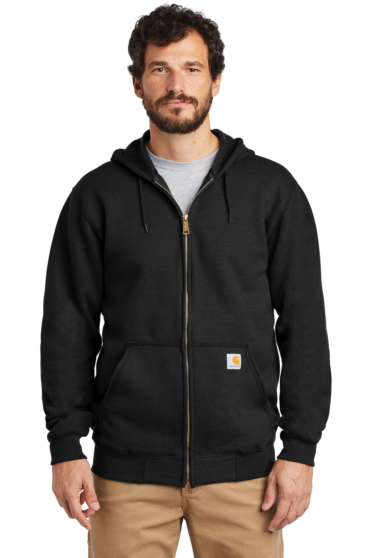 Carhartt Men's Midweight Hooded Zip-Front Sweatshirt CTK122 Corporate Apparel Sweatshirts & Fleece