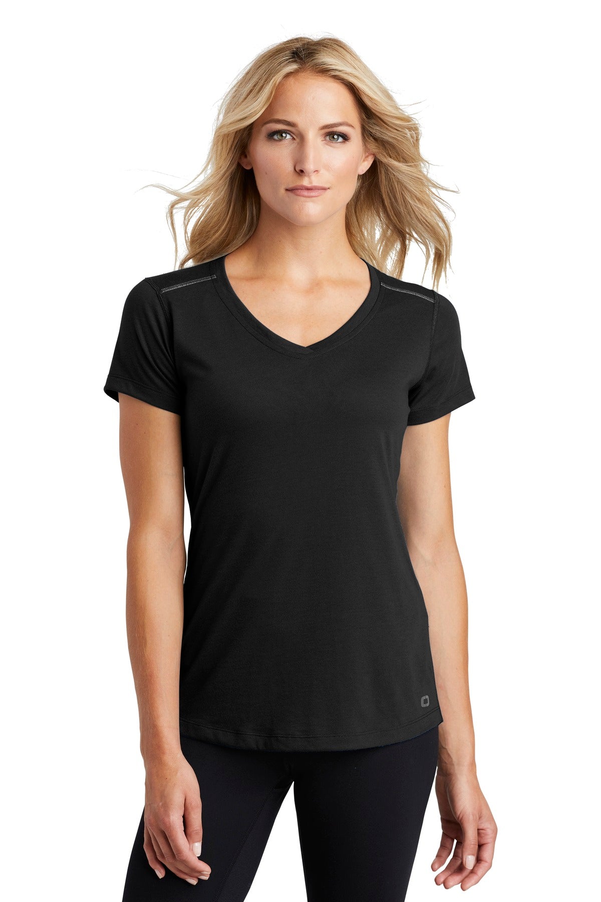 OGIO ENDURANCE Women's Peak V-Neck Tee. LOE337 Corporate Apparel Shirts & Tops