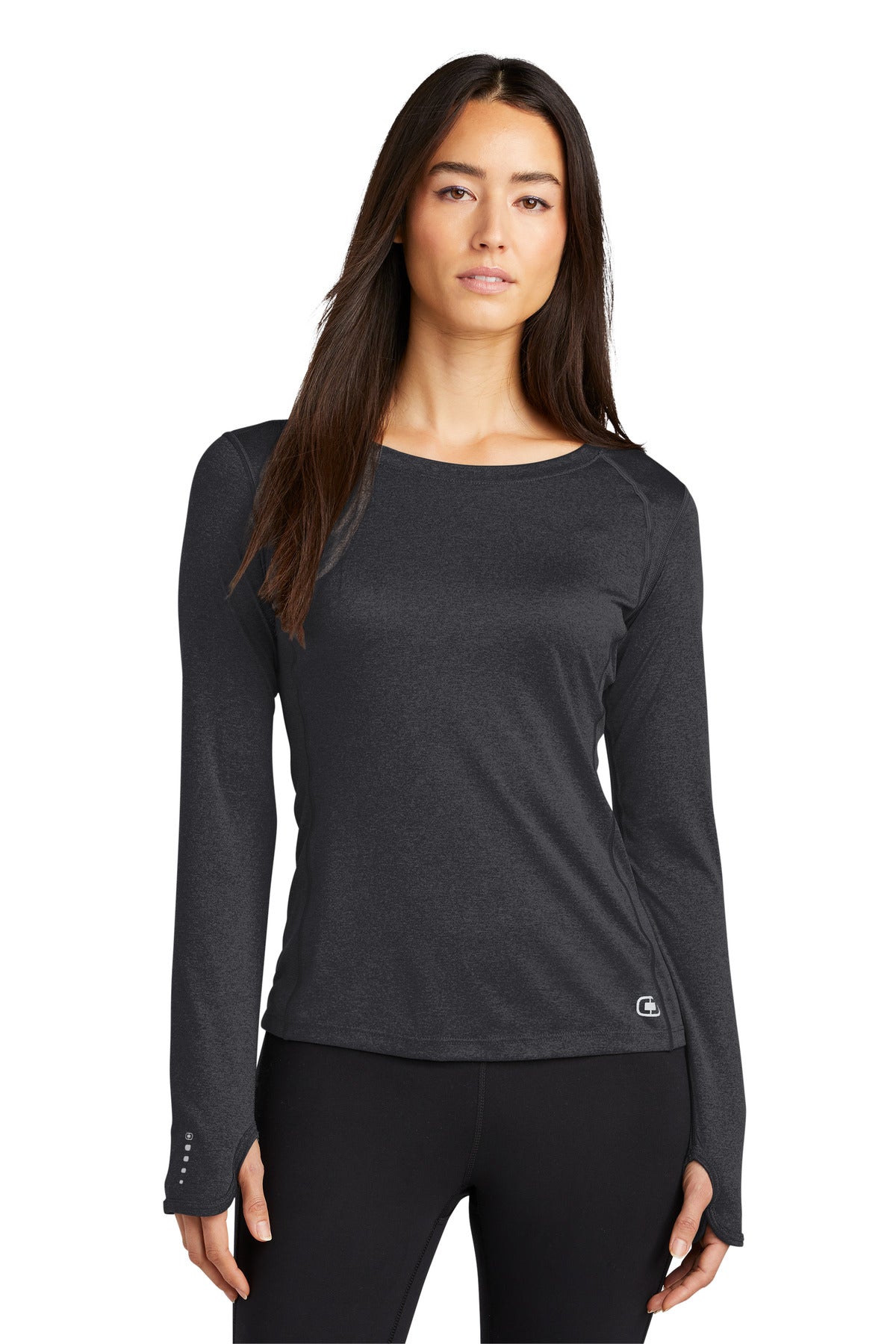 OGIO ENDURANCE Women's Long Sleeve Pulse Crew. LOE321 Corporate Apparel Shirts & Tops