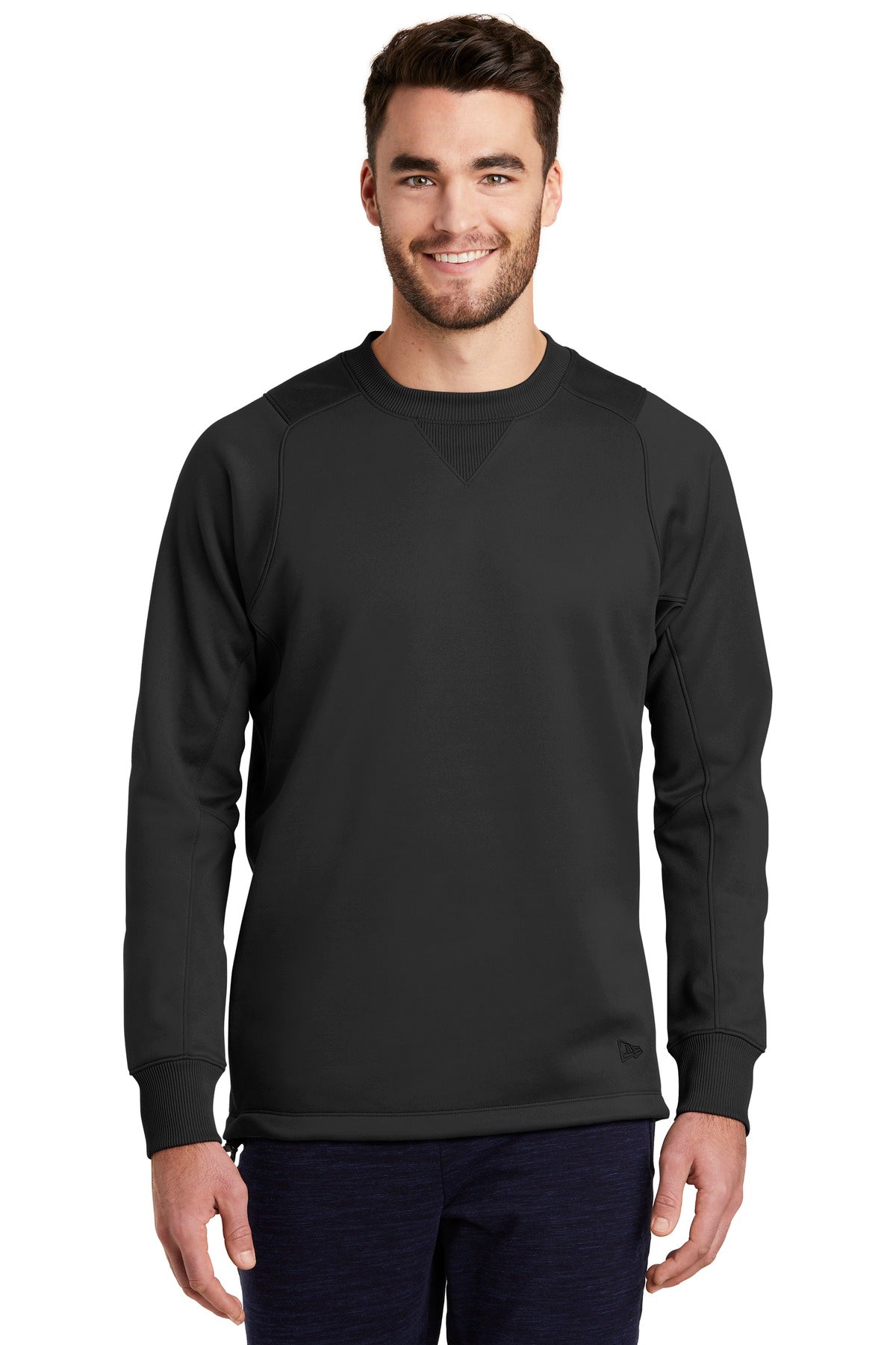 New Era Men's Venue Fleece Crew. NEA521 Corporate Apparel Sweatshirts & Fleece