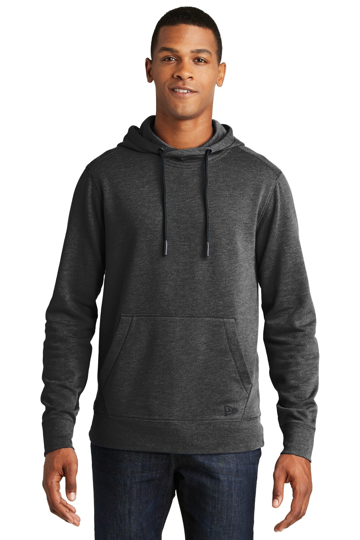 New Era Men's Tri-Blend Fleece Pullover Hoodie. NEA510 Corporate Apparel Sweatshirts & Fleece