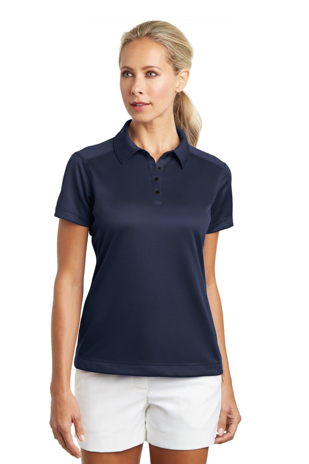 Nike Women's Dri-FIT Pebble Texture Polo. 354064 Corporate Apparel Shirts & Tops