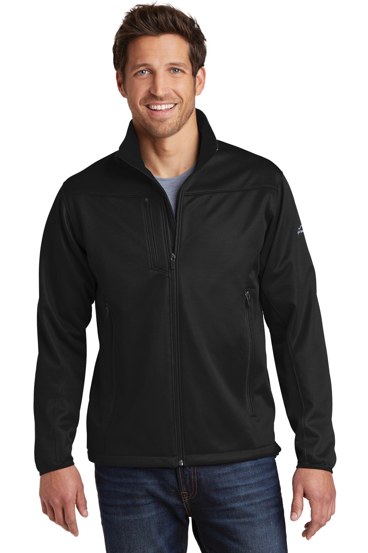Eddie Bauer Men's Weather-Resist Soft Shell Jacket. EB538 Corporate Apparel Jackets & Vests