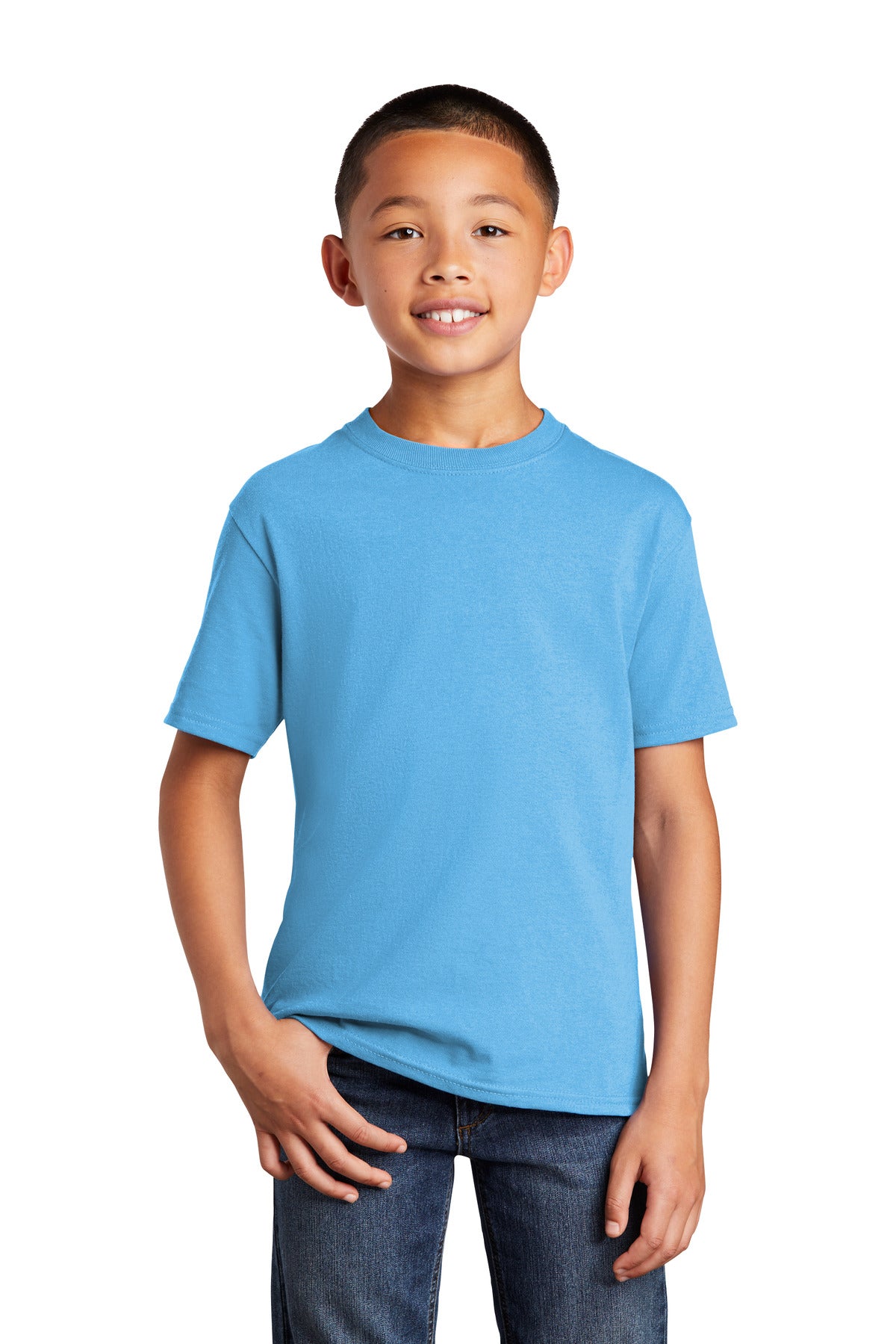Port & Company - Youth Core Cotton DTG Tee Youth Apparel Shirts & Tops