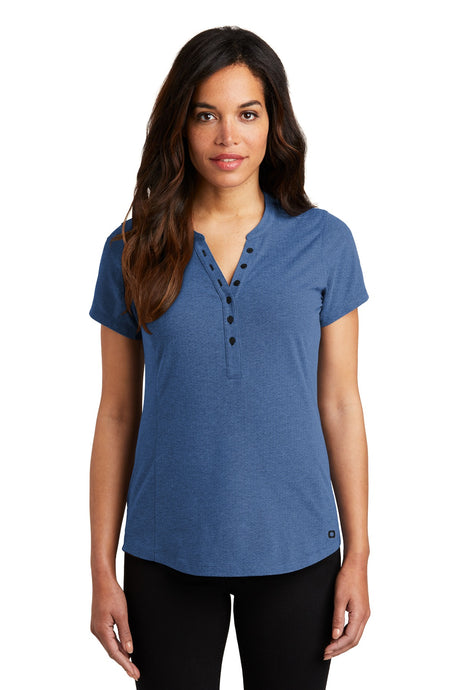 OGIO Women's Tread Henley. LOG136 Corporate Apparel Shirts & Tops