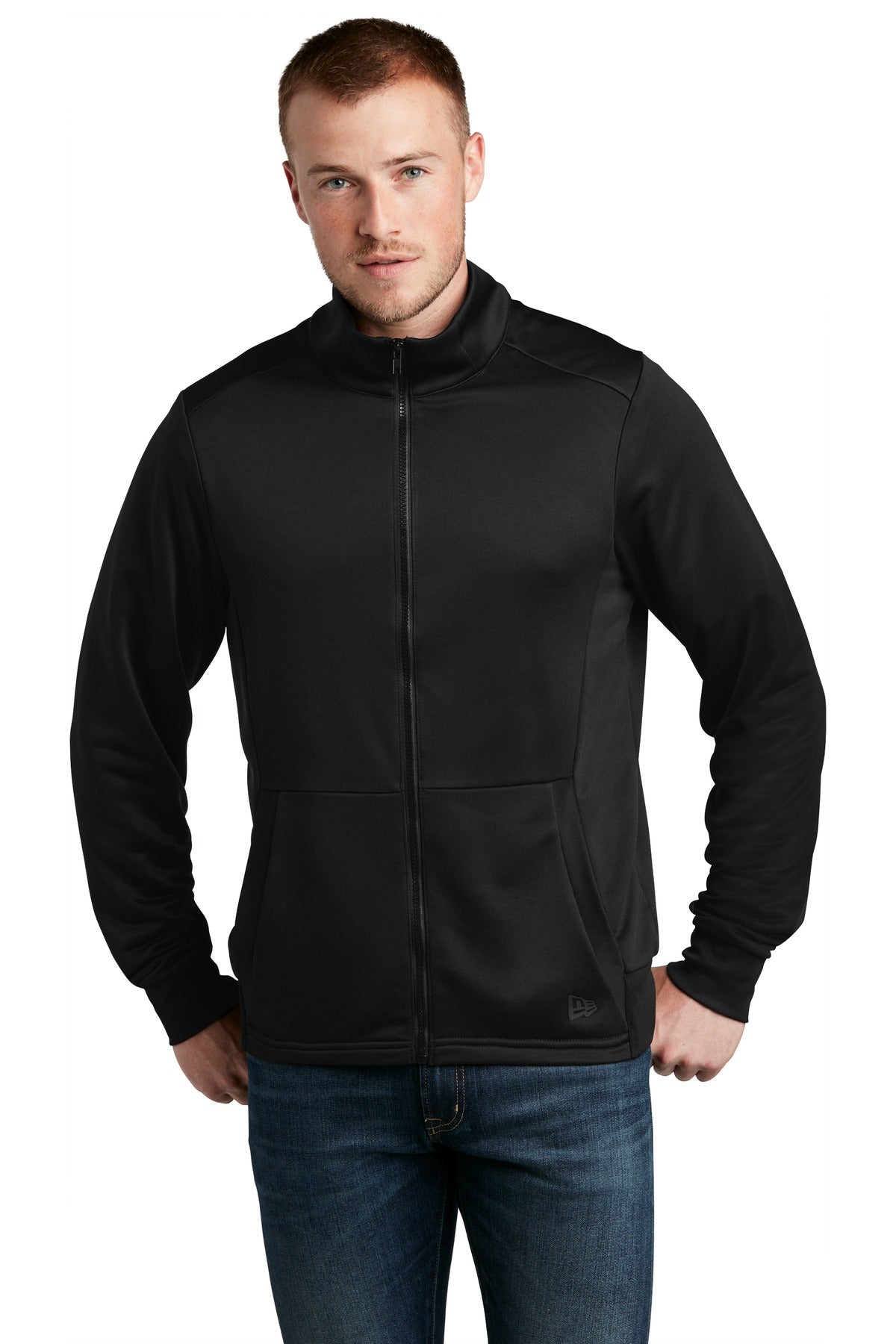 New Era Men's Performance Terry Full-Zip. NEA530 Corporate Apparel Sweatshirts & Fleece