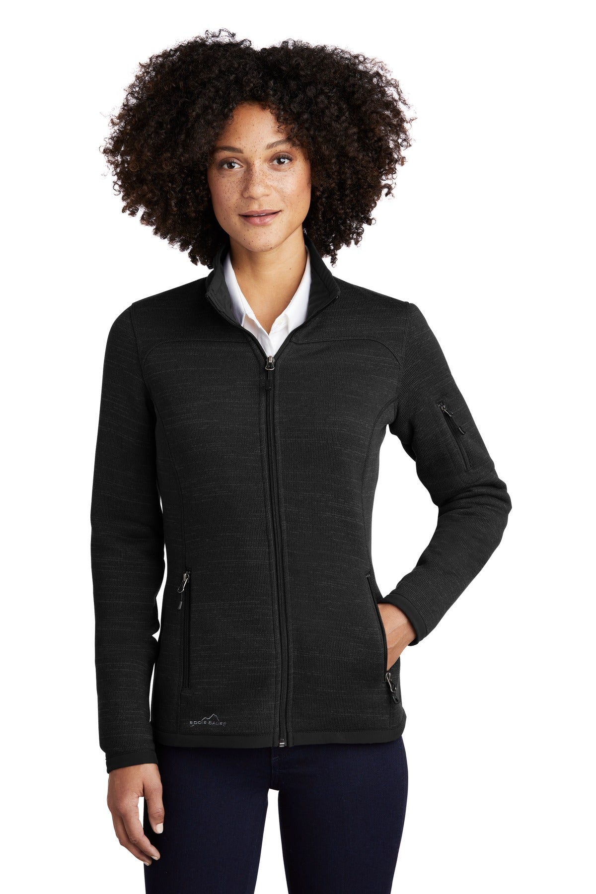 Eddie Bauer Women's Sweater Fleece Full-Zip. EB251 Corporate Apparel Sweatshirts & Fleece
