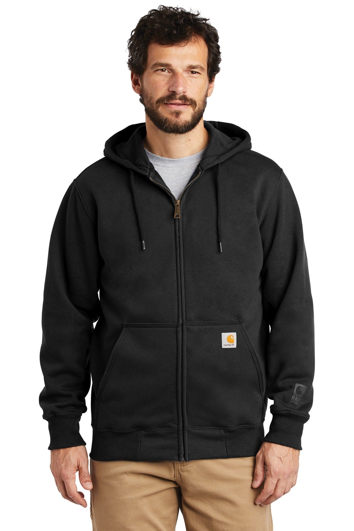 Carhartt Men's Rain Defender Paxton Heavyweight Hooded Zip-Front Sweatshirt CT100614 Corporate Apparel Sweatshirts & Fleece