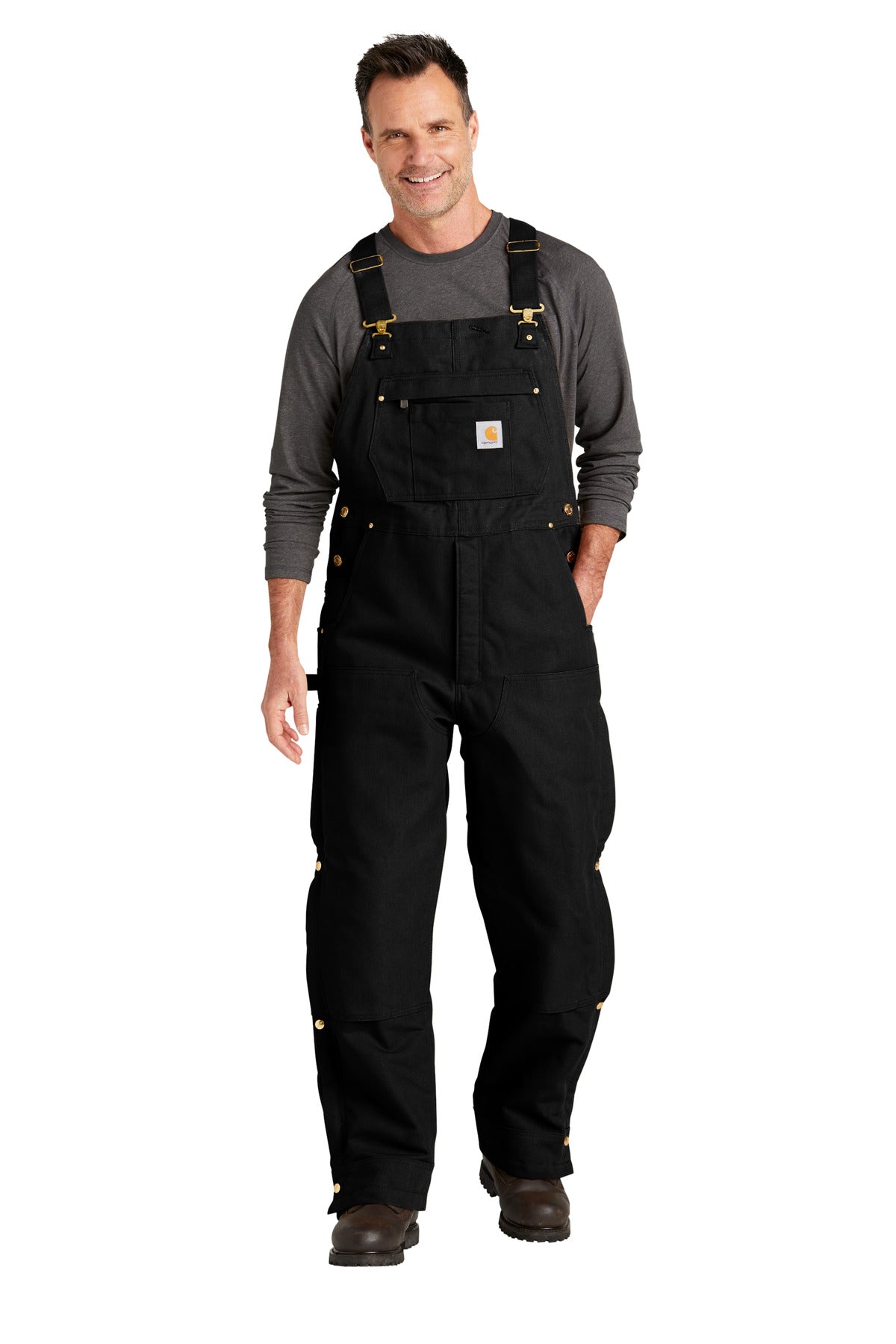 Carhartt Men's Firm Duck Insulated Bib Overalls CT104393 Corporate Apparel Pants & Sweatpants
