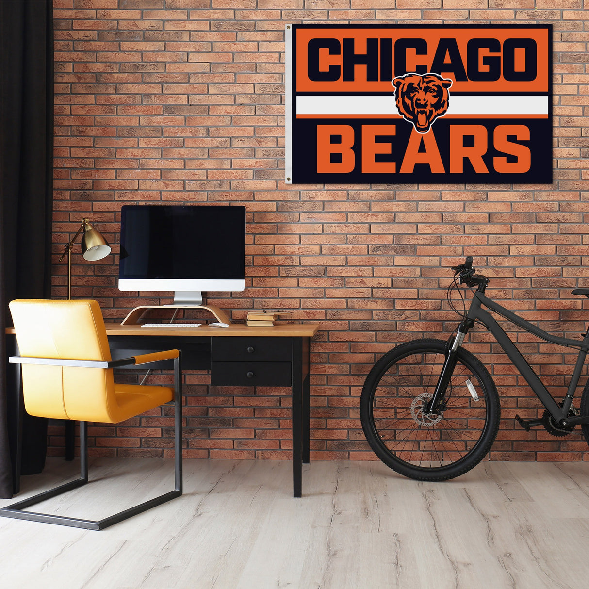 Rico Industries NFL Chicago Bears Bold 3' x 5' Banner Flag-1