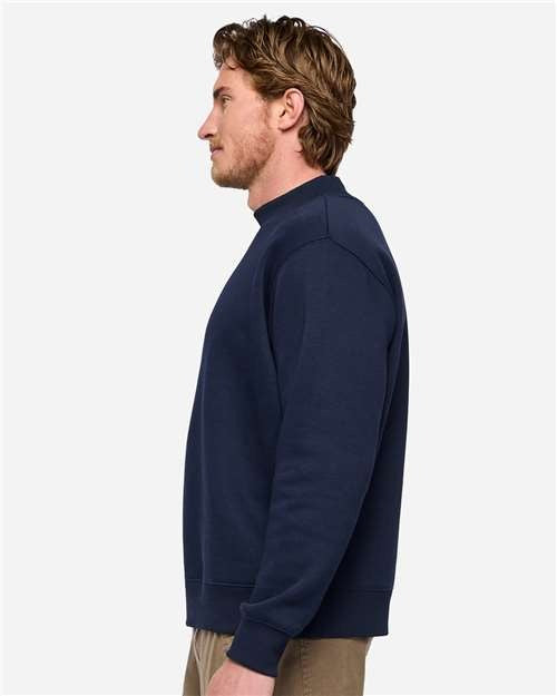 LAT Men's Mock Neck Fleece Sweatshirt-4