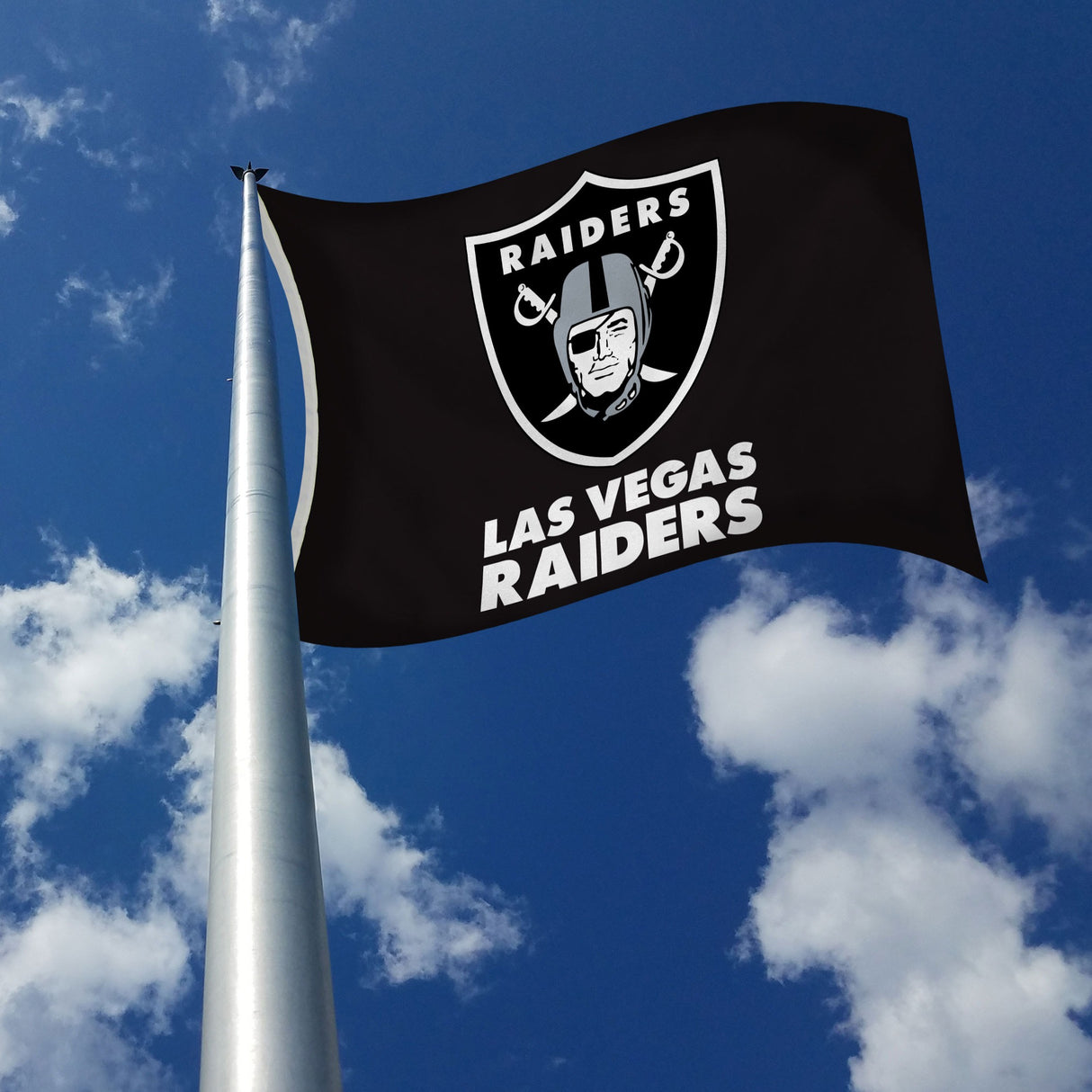 Rico Industries NFL Las Vegas Raiders Primary-LV 3' x 5' Banner Flag-2